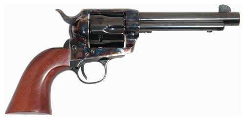 Cimarron Frontier 44/40 Winchester Pre War Fixed Sight 5.5" Barrel Blued Colored Case Walnut Grip Revolver