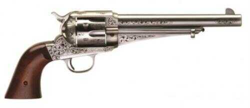 Taylor Uberti 1875 Army Outlaw White Engraved Revolver 357 Mag 5.5 ...