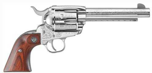 Ruger Vaquero Deluxe 45LC 5.5" Barrel Fixed Sight Stainless Steel Wood Grip Talo Revolver