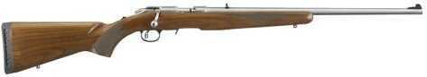 Rifle Ruger American Rimfire Wood Stock 22 LR 22" Barrel 10 Rounds Walnut Stainless Finish