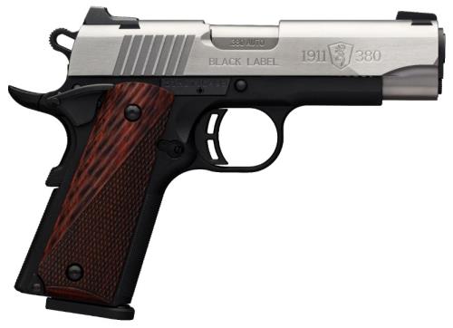 Browning 1911 380 ACP Black Label Medallion Stainless Steel Compact 3 5 ...