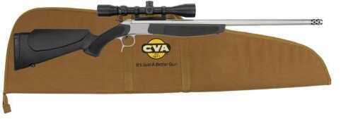 CVA Scout 45-70 Government Centerfire Stainless Steel/Black - 25" Barrel with Konus 3-9x40 and CR4806SSC