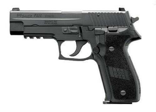 SIG Sauer P226 Nitron Semi Auto Pistol 9mm Luger 4.4" Barrel 10 Rounds SIGLite Rail E2 Grips Stainless Steel Slide/Alloy Frame Black Finish