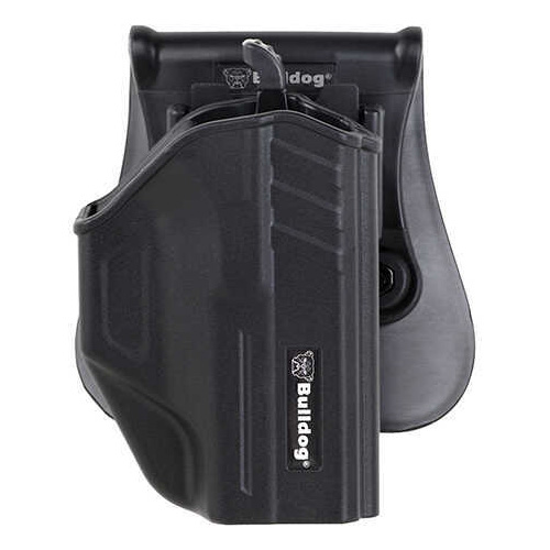 Bulldog Cases Thumb Release Polymer Holster Fits Smith & Wesson M&P Shield Includes Magazine Holder Right Hand