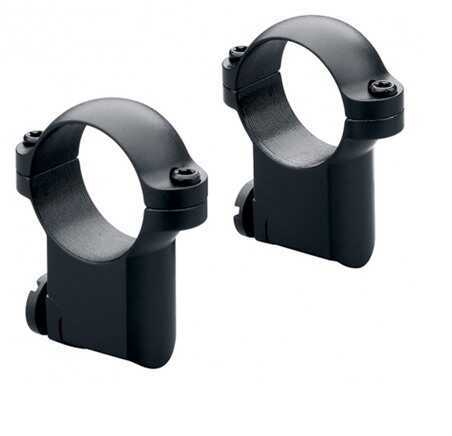 <span style="font-weight:bolder; ">Leupold</span> Ruger M77 Ring Mounts 1" Super High Matte Black 49944