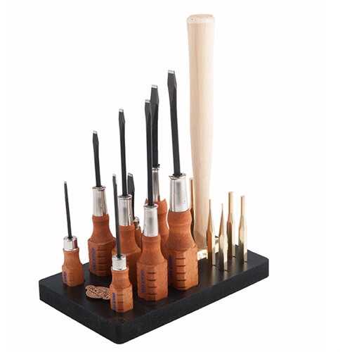 17 Piece Tool Set W/Bench Block