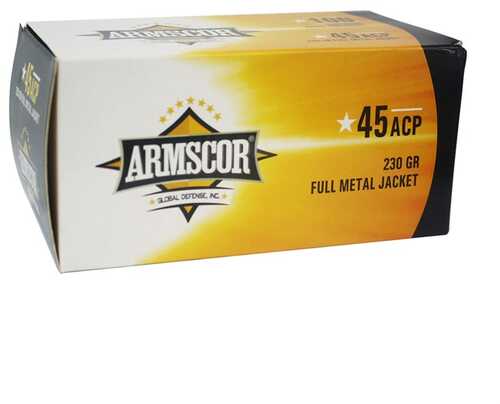 Armscor Precision 45 Acp Full Metal Jacket 230gr Ammo100 Round