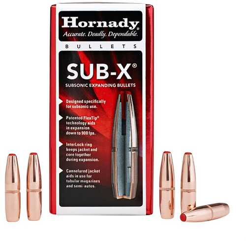 Sub-X 30 Caliber (0.308'') Bullets