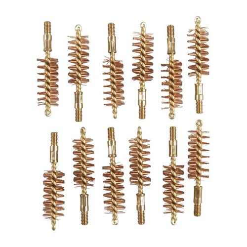 Dozen Pack Bronze Pistol Brushes