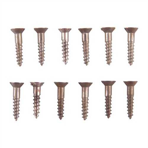 UNPLATED Steel Flat Head Wood Screw Kit