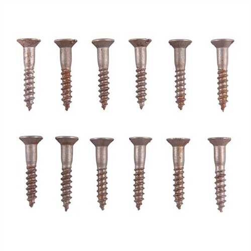 UNPLATED Steel Flat Head Wood Screw Kit