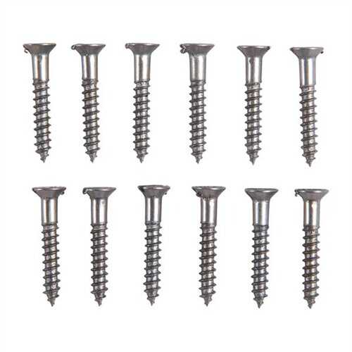 UNPLATED Steel Flat Head Wood Screw Kit