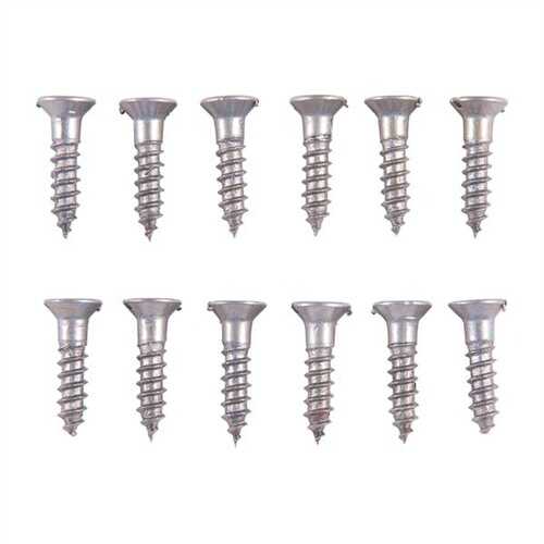 UNPLATED Steel Flat Head Wood Screw Kit