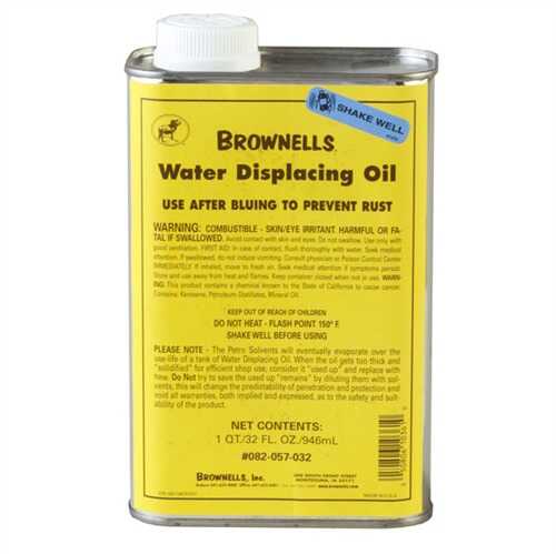 Water DISPLACING Oil ''AFTER-Bluing'' Rust Prevention