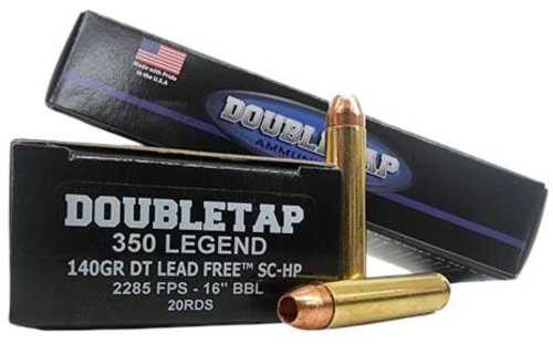 DoubleTap Ammunition 350L140X 350Legend 140Gr DT Lead Free 20 Per Box/50 Case