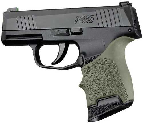 Hogue HandAll Beavertail Grip Sleeve Sig Sauer P365 OD Green