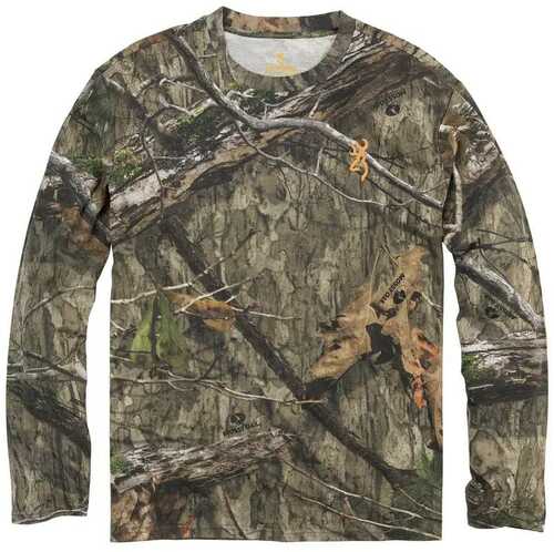 Browning Wasatch Long Sleeve T-Shirt Mossy Oak Dna S