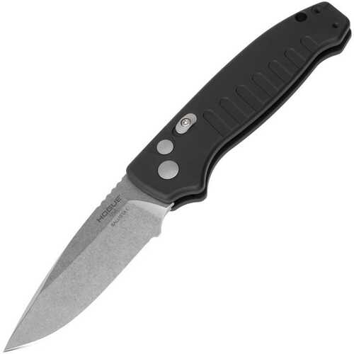 Hogue Ballista I Automated Folder Knife 3 1/2" Drop Point Blade Black