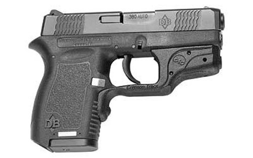 Diamondback DB380 With Viridian Laser Grip 380 ACP 2.8" Barrel 6 Round Capacity Black Polymer Frame and Slide