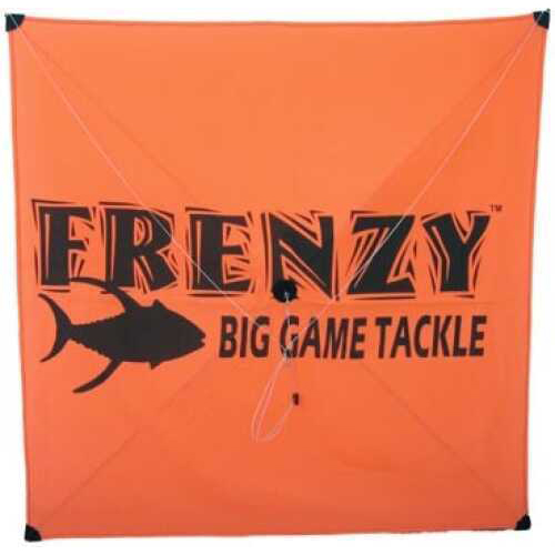 Frenzy Big Game Air Strike Fishing Kite Orange W/Clear Re-Useable Tube Md#:  ASK-001 - 1020921