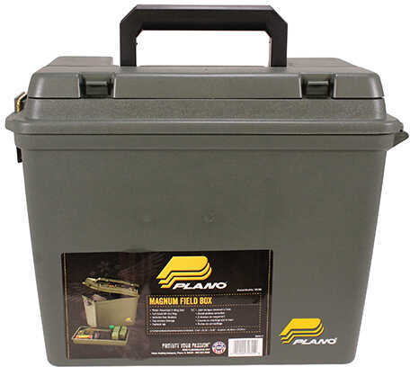 Plano Magnum Field/Ammunition Box with Life Out Tray/Dividers, Olive Drab  Green - 11232717