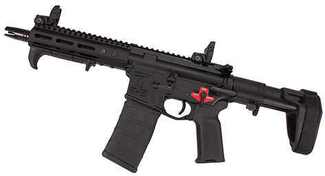 Franklin Armory PDW-C7, 5.56mm NATO, 7 1/2" Barrel, Magpul MBUS Sights, Black with SHPDW Brace