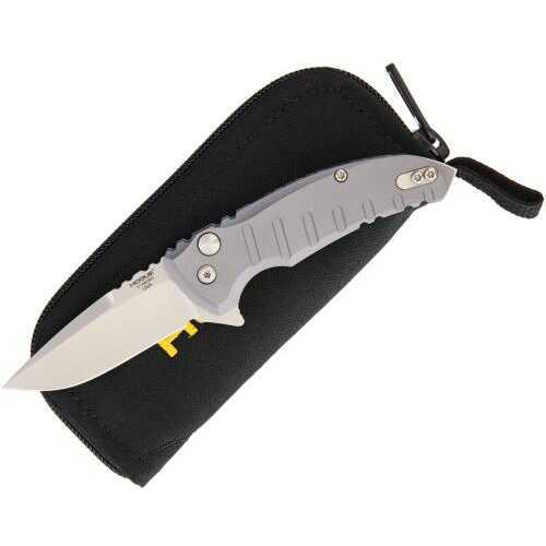 Hogue X1 -Microflip Folding Knife Tumbled Plain Drop Point Blade Md: 24172-img-0