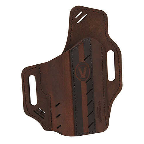 Versacarry Guardian Belt Slide Holster Right Hand, Outside Waistband with Flex Vent, Distressed Brown, Size 3