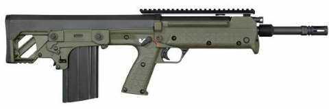 Keltec Rifle Semi Automatic Carbine 308 Winchester 18" Barrel 20 Round Capacity Green Finish