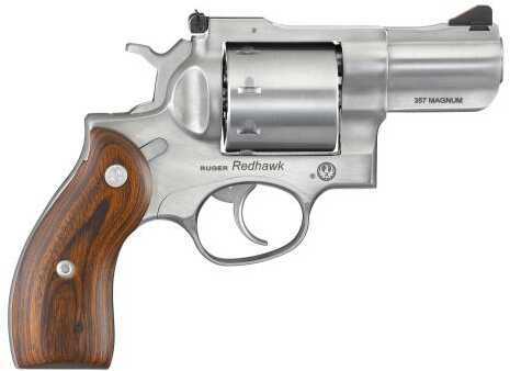 Ruger Redhawk 357 Magnum 2.75" Barrel 8rd Satin Stainless Finish Hardwood Grips