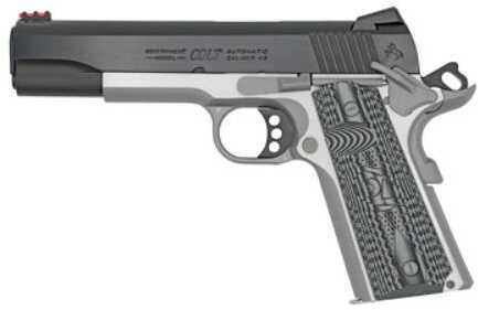 Colts Competition Two-tone Semi-automatic Pistol 45 ACP 5" Barrel Steel Frame Finish 8 Round Series 70 Firing System