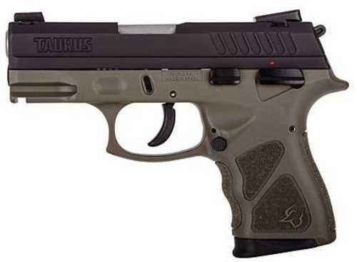 Taurus Th9 Compact Semi Automatic Pistol 9mm 354 Barrel 17 Round Od Green Polymer Finish 4017