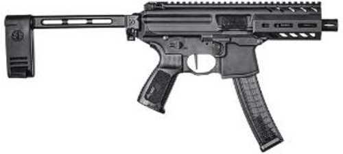 Sig Sauer MPX Semi Automatic Pistol With Brace, 9mm, 4.5" Barrel, 30rd Round Magazine Black