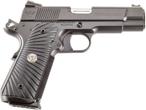 Wilson Combat 1911 Commander Tactical Carry Semi Automatic Pistol 4ACP 4.25" Barrel 8 Round Black G10 Starburst Grip