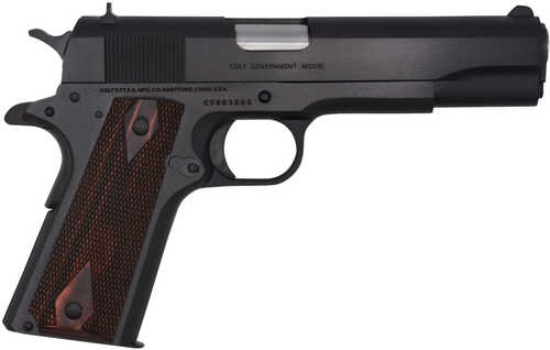 Colt 1911 <span style="font-weight:bolder; ">Government</span> Series 70 Semi Automatic Pistol 45 ACP 5" Barrel 7 Round Blued Steel