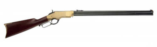 Cimarron 1860 <span style="font-weight:bolder; ">Henry</span> Rifle Civil War Model Lever Action .44 WCF 44-40 Winchester 24" Barrel 12 Rounds Walnut Stock Charcoal Blue Finish