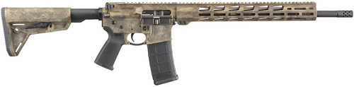 Ruger Ar 556 Mpr Semi Automatic Rifle 556 Nato 18 Barrel 30 Round Frazzled Brown Cerakote 9089