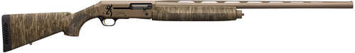 Browning Silver Field Semi Automatic Shotgun 12 Gauge 26" Barrel Mossy Oak Bottomland Finish With Flat Dark Earth