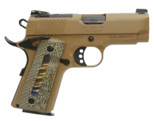 EAA GiRSAN MC1911SC Ultimate Officer Model .45 ACP Pistol 3.4" Barrel 6 Rounds Flat Dark Earth Finish