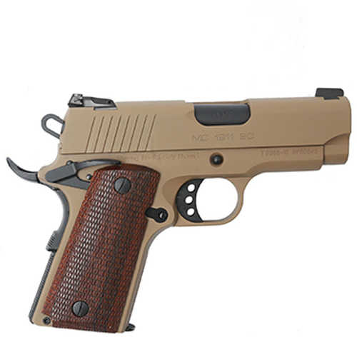 EAA GiRSAN MC1911SC Officer Model .45 ACP Semi Auto Pistol 3.4" Barrel 6 Rounds Flat Dark Earth Finish