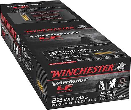 Winchester Varmint LF .22 WMR Ammunition 50 Rounds Poly Tip 25 Grains-img-0