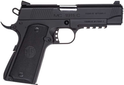 EAA MC1911C Commander Pistol 45 ACP 8+1 Round Capacity 4.33" Barrel Matte Black Finish