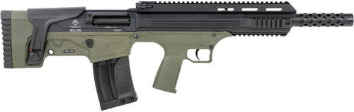 ATI Bulldog Shotgun 12 Ga 3" Chamber 18.50" Barrel 5 Round Black Finish Green Fixed Bullpup Stock