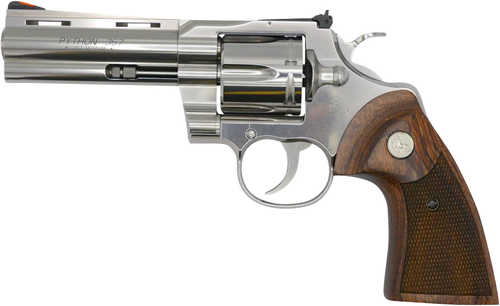 New Colt Python Revolver 357 Mag 4" Barrel SS Walnut Grips 6 Rd-img-0