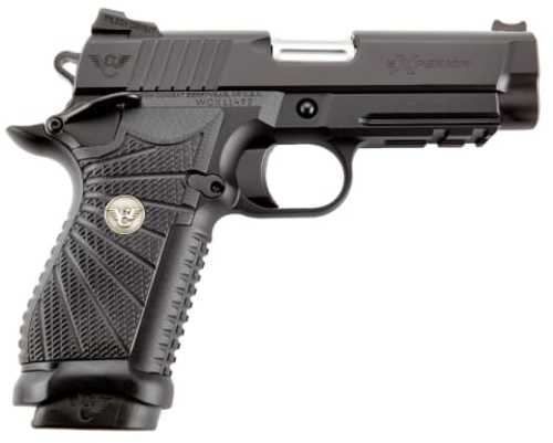 Wilson Combat 1911 Experior Compact Semi-Auto Pistol 9mm Luger 4" Barrel (1)-15Rd Mag Fixed Sights Black Finish