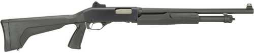 Savage Arms Stevens 320 Security 20 Gauge Pump Action Shotgun 3" Chamber 18.5" Barrel 5Rd Capacity Fixed Ghost Sights Black Synthetic Pistol Grip Matte Finish