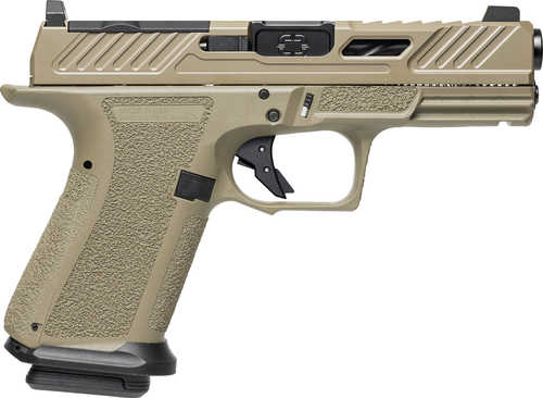 Shadow Systems Mr920 Elite Striker Fired Semi-Auto Pistol 9mm Luger 4.5" Spiral Fluted Barrel (2)-10Rd Mags Green Tritium Front, Black Rear Night Sights Flat Dark Earth Cerakote Applied Finish