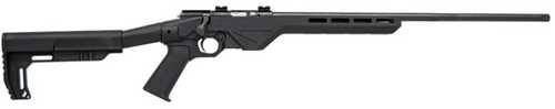 Howa Citadel TRAKR Bolt Action Rifle .22 Winchester Magnum Rimfire 21" Threaded Barrel (2)-5Rd Magazines Black Tactical Synthetic Stock Matte Blued Finish