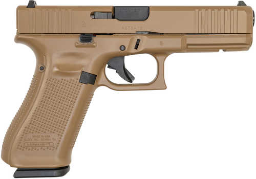Glock 17 Gen5 Striker Fired Semi-Auto Pistol 9mm Luger Davidsons Dark Earth-img-0