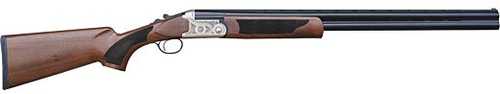 Legacy Pointer Acrius Youth Break Open Over/Under Shotgun 20 Gauge 3" Chamber 26" Vent Rib Chrome-Lined Barrel 2Rd Capacity Fiber Optic Front Sight Engraved Nickel Receiver Turkish Walnut Stock Black Finish